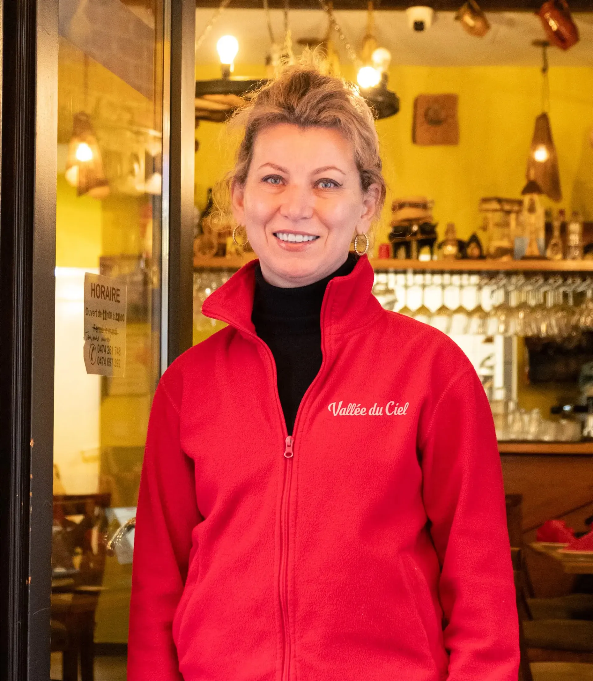 Carmen, chef de cuisine au restaurant roumain Vallée du Ciel à Bruxelles